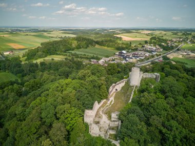 Polonya 'nın Smolen kentindeki Kale kalıntıları.