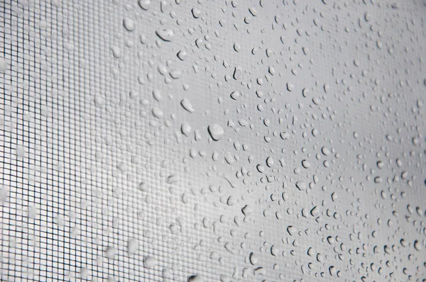 Tło Kropli Deszczu Krople Deszczu Jesienną Pogodę Deszczowa Powierzchnia Wody — Zdjęcie stockowe