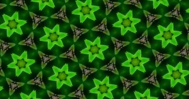 Güzel doku kaleydoskopik tasarım, soyut kaleydoskop arkaplan, eşsiz kaleydoskop animasyonu.