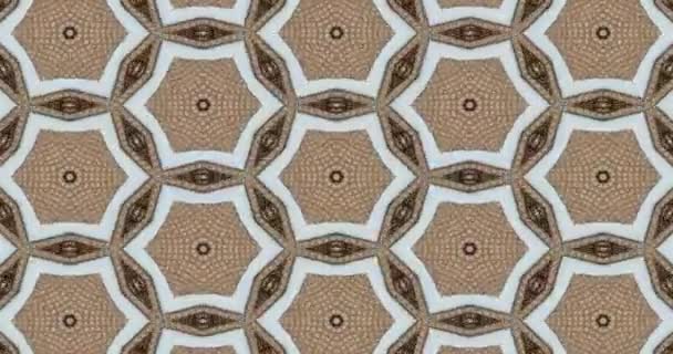 Beautiful Texture Kaleidoscopic Design Abstract Kaleidoscope Background Unique Kaleidoscope Animation — Stock Video