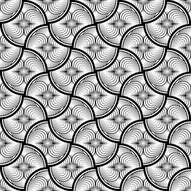 Soyut dikişsiz desen desenli arkaplan çizimi