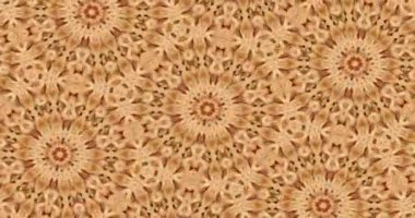 Güzel doku kaleydoskopik tasarım, soyut kaleydoskop arkaplan, eşsiz kaleydoskop animasyonu.