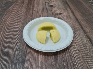 Yeşil fasulye dolgulu Bakpia beyazı