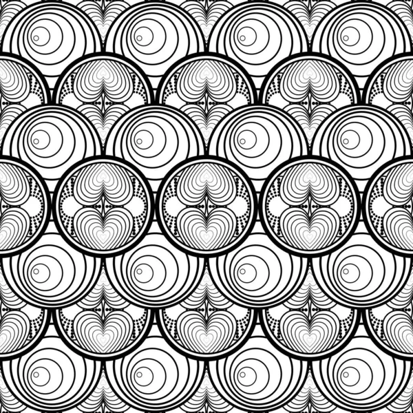 Abstrakte Nahtlose Muster Strukturierte Hintergrund Illustration — Stockvektor