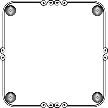 Süs çerçeveleri düğün davetiyeleri, kitap kapakları veya diğerleri için olabilir