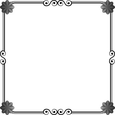 Süs çerçeveleri düğün davetiyeleri, kitap kapakları veya diğerleri için olabilir