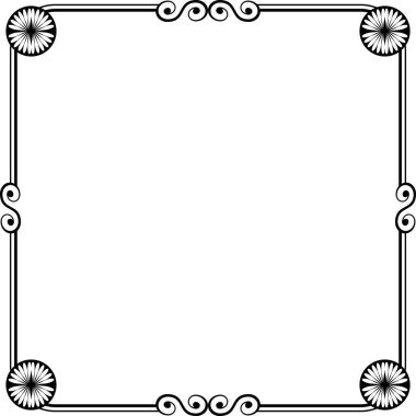 Süs çerçeveleri düğün davetiyeleri, kitap kapakları veya diğerleri için olabilir