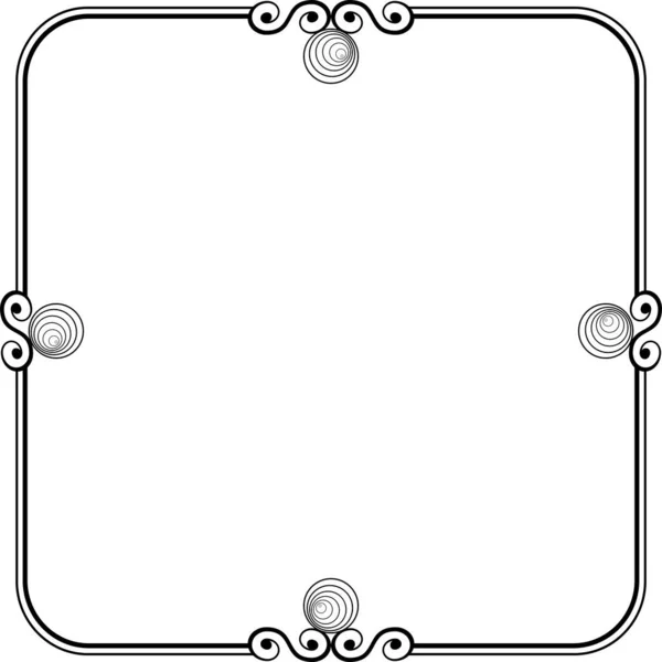 Ornament Frames Kunnen Worden Voor Bruiloft Uitnodigingen Boekomslagen Anderen — Stockvector