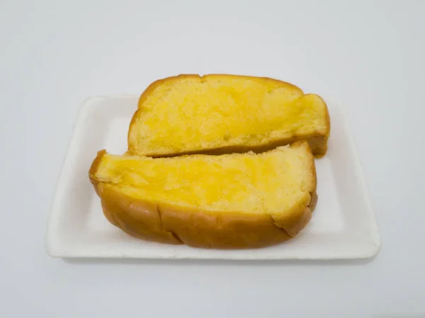 Tatlı Tereyağlı Sarı Kahverengi Taraklı Ekmek Yemek Için Her Zaman — Stok fotoğraf