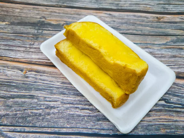 Pan Peine Marrón Amarillo Con Mantequilla Dulce Adecuado Para Comer —  Fotos de Stock