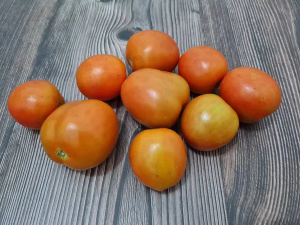 Świeże Czerwone Pomidory Zawierają Dużo Błonnika Witamin Które Dobre Dla — Zdjęcie stockowe