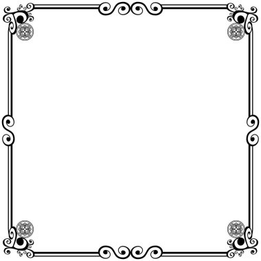 Süs çerçeveleri düğün davetiyeleri, kitap kapakları veya diğerleri için olabilir