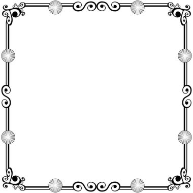 Süs çerçeveleri düğün davetiyeleri, kitap kapakları veya diğerleri için olabilir