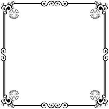 Süs çerçeveleri düğün davetiyeleri, kitap kapakları veya diğerleri için olabilir