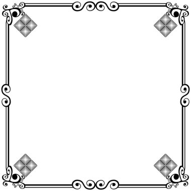 Süs çerçeveleri düğün davetiyeleri, kitap kapakları veya diğerleri için olabilir