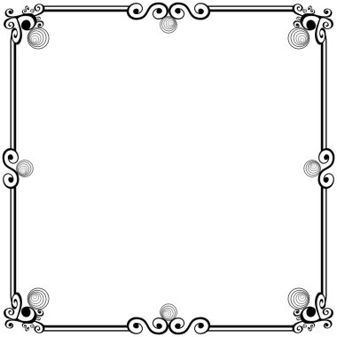 Süs çerçeveleri düğün davetiyeleri, kitap kapakları veya diğerleri için olabilir