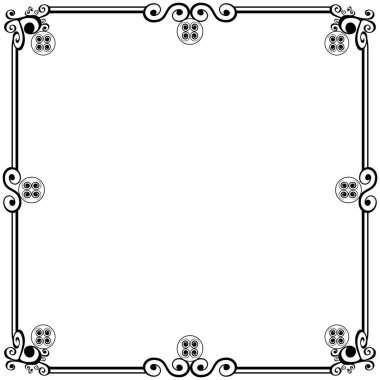 Süs çerçeveleri düğün davetiyeleri, kitap kapakları veya diğerleri için olabilir