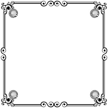 Süs çerçeveleri düğün davetiyeleri, kitap kapakları veya diğerleri için olabilir