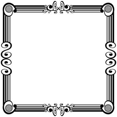 Süs çerçeveleri düğün davetiyeleri, kitap kapakları veya diğerleri için olabilir