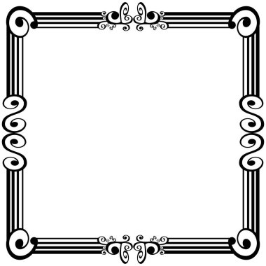 Süs çerçeveleri düğün davetiyeleri, kitap kapakları veya diğerleri için olabilir