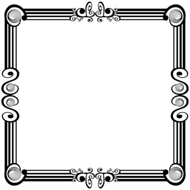 Süs çerçeveleri düğün davetiyeleri, kitap kapakları veya diğerleri için olabilir