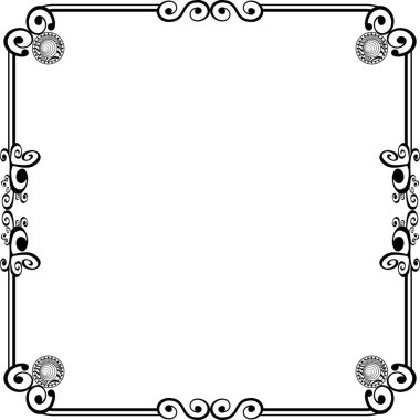 Süs çerçeveleri düğün davetiyeleri, kitap kapakları veya diğerleri için olabilir