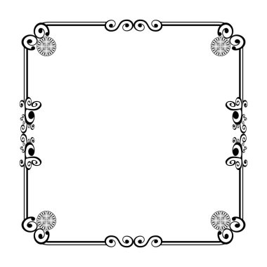 Süs çerçeveleri düğün davetiyeleri, kitap kapakları veya diğerleri için olabilir