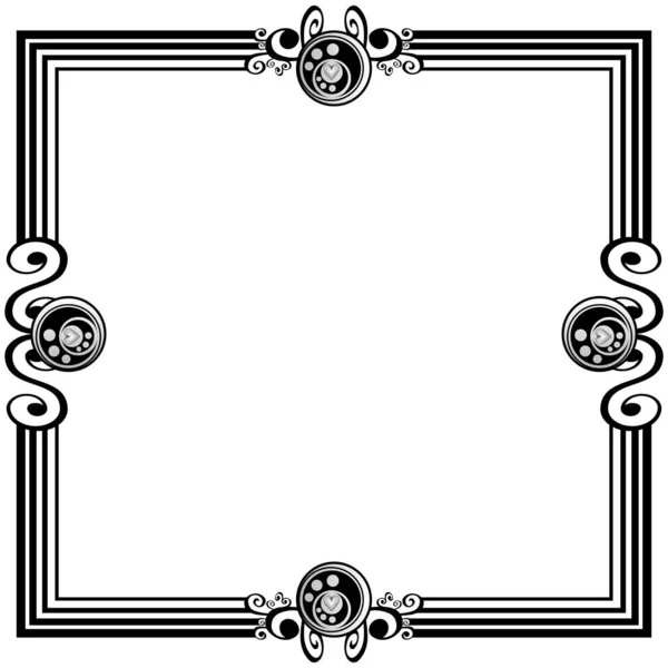 Рамки Орнамента Могут Свадебных Приглашений Обложек Книг Других — стоковый вектор
