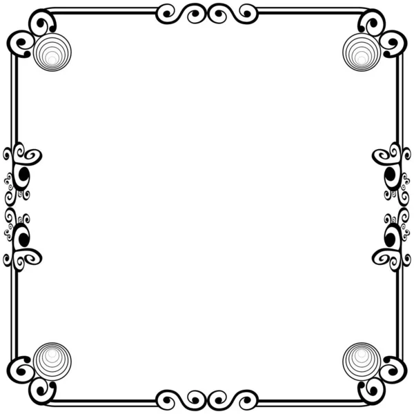 Ornament Frames Kunnen Worden Voor Bruiloft Uitnodigingen Boekomslagen Anderen — Stockvector