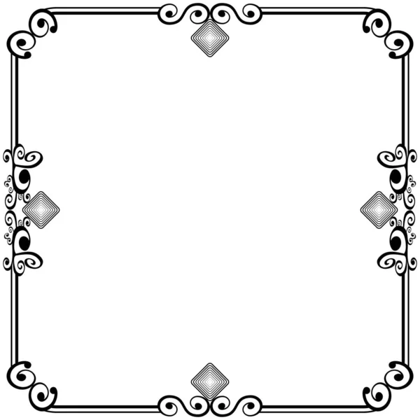 Ornament Frames Can Wedding Invitations Book Covers Others — Stock Vector