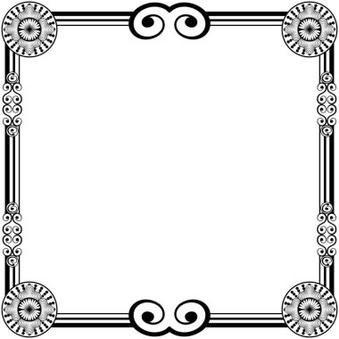 Süs çerçeveleri düğün davetiyeleri, kitap kapakları veya diğerleri için olabilir