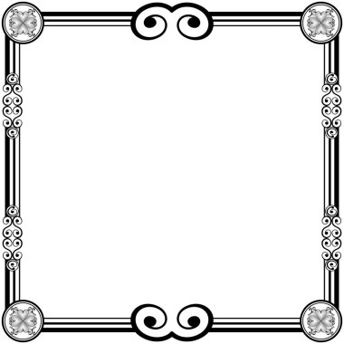 Süs çerçeveleri düğün davetiyeleri, kitap kapakları veya diğerleri için olabilir