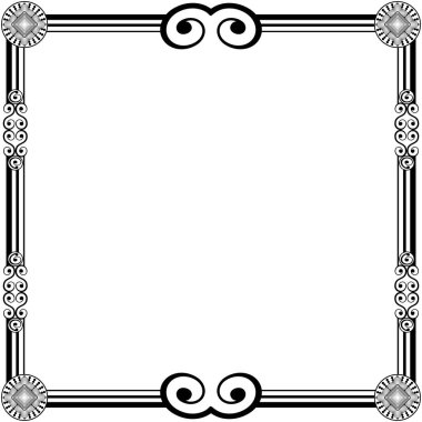 Süs çerçeveleri düğün davetiyeleri, kitap kapakları veya diğerleri için olabilir