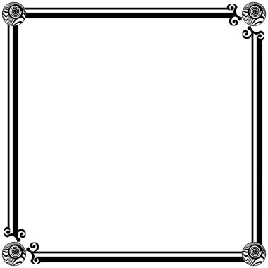 Süs çerçeveleri düğün davetiyeleri, kitap kapakları veya diğerleri için olabilir