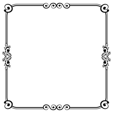 Süs çerçeveleri düğün davetiyeleri, kitap kapakları veya diğerleri için olabilir