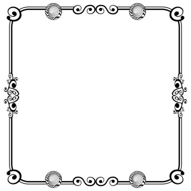 Süs çerçeveleri düğün davetiyeleri, kitap kapakları veya diğerleri için olabilir