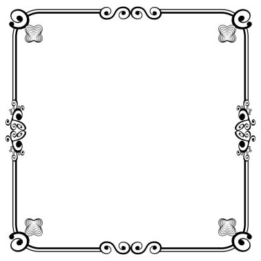 Süs çerçeveleri düğün davetiyeleri, kitap kapakları veya diğerleri için olabilir