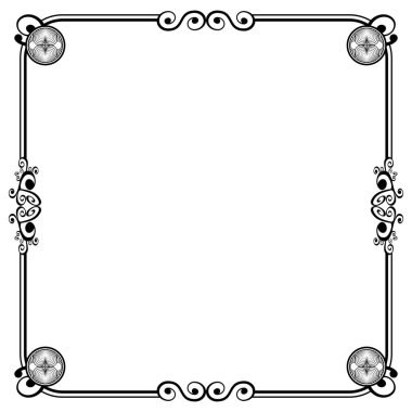 Süs çerçeveleri düğün davetiyeleri, kitap kapakları veya diğerleri için olabilir