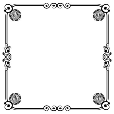 Süs çerçeveleri düğün davetiyeleri, kitap kapakları veya diğerleri için olabilir