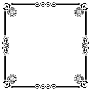 Süs çerçeveleri düğün davetiyeleri, kitap kapakları veya diğerleri için olabilir