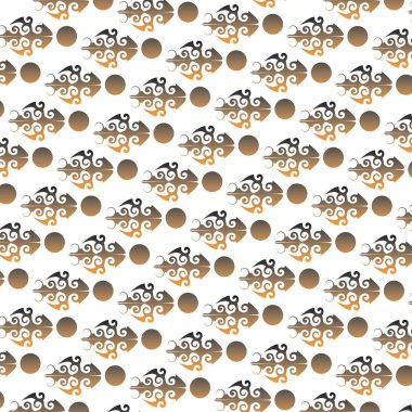 Evdeki duvar dekorasyonu için dokulu turuncu ve kahverengi kombinasyonlu soyut deseni kullanılabilir.