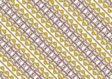 Altın rengi vektör arkaplan deseni evdeki duvar dekorasyonu veya diğerleri için kullanılabilir