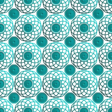 Mavi turkuaz pürüzsüz desenli İslami arkaplan