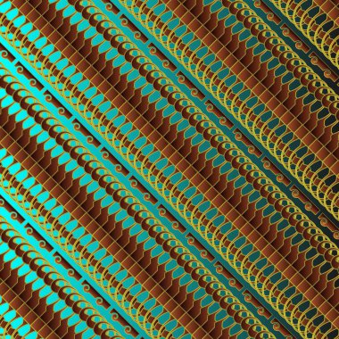 Mavi-siyah desenli soyut arkaplan ve pürüzsüz sarı