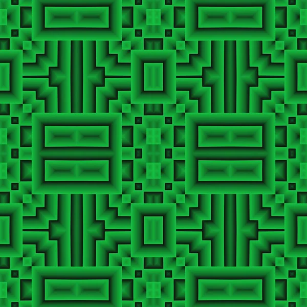 Abstract Naadloze Textuur Abstracte Achtergrond Groene Kleur — Stockvector