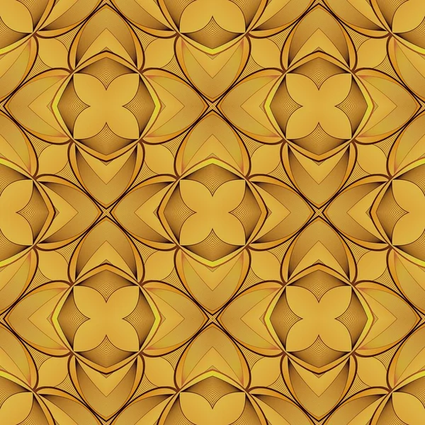 黄色の金と茶色のシームレスなテクスチャ抽象的な背景 — ストックベクタ