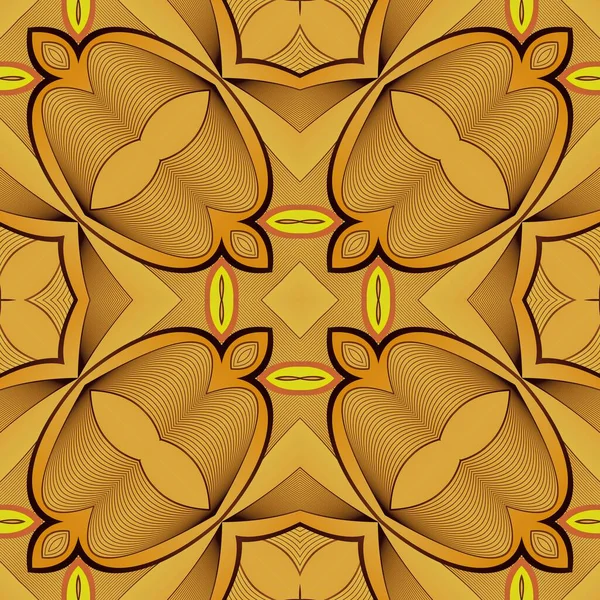 Fondo Abstracto Texturizado Sin Costuras Oro Amarillo Combinado Con Marrón — Archivo Imágenes Vectoriales