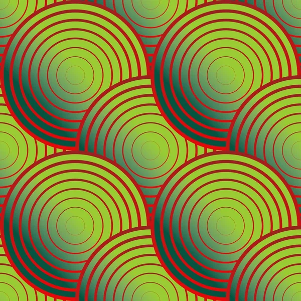 Абстрактный Бесшовный Текстурный Фон Зеленым Цветом Сочетании Красным Цветом — стоковый вектор