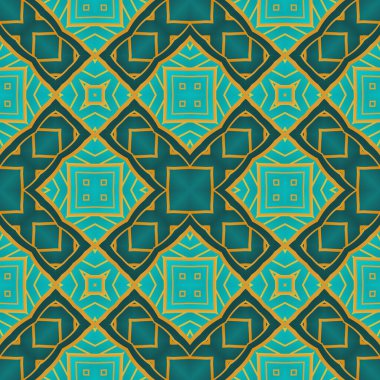 Kusursuz desenli yeşil renkle koyu sarı karışımı soyut arkaplan