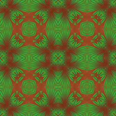 Kusursuz desenli yeşil renkle koyu sarı karışımı soyut arkaplan